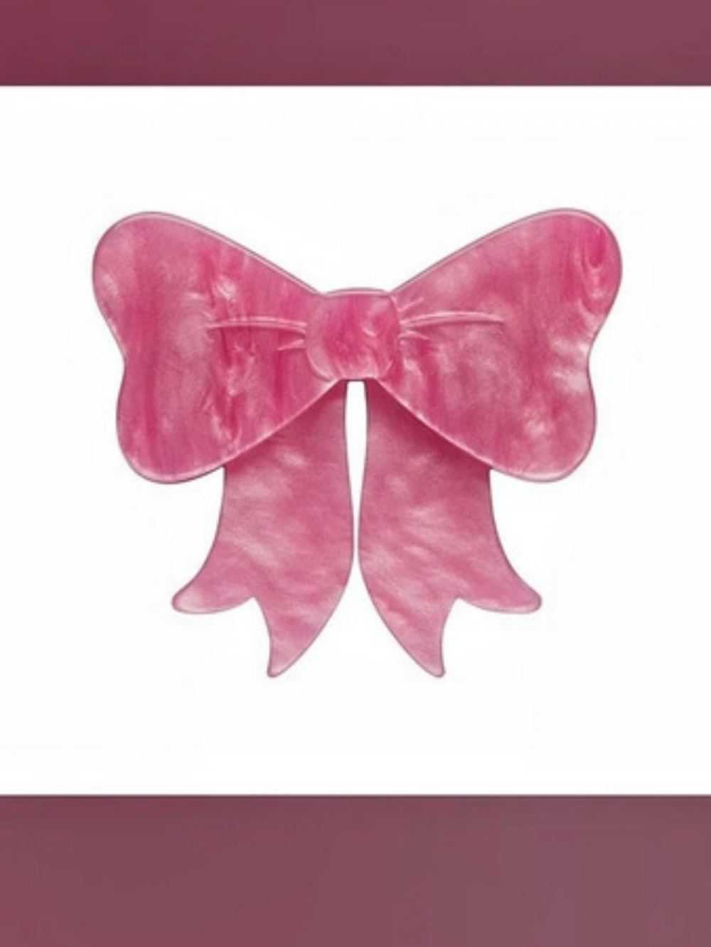 Erstwilder Pink Bow 🎀 Sweet Bow Simplified Mini Brooch